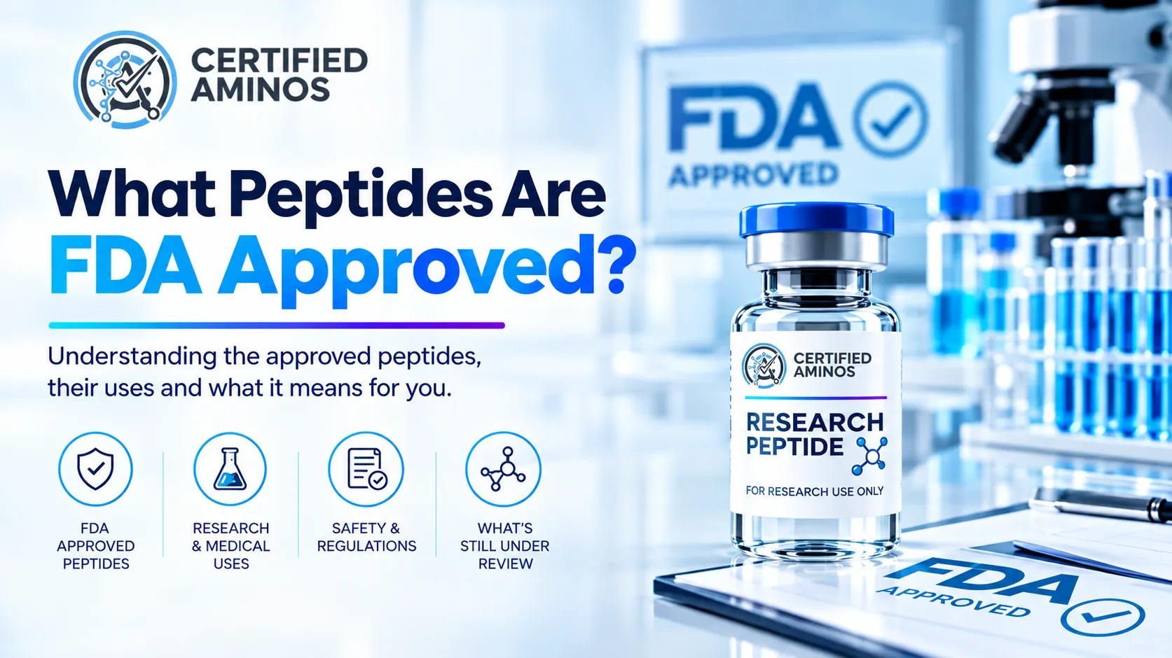 FDA-Approved Peptides: The 2026 Guide