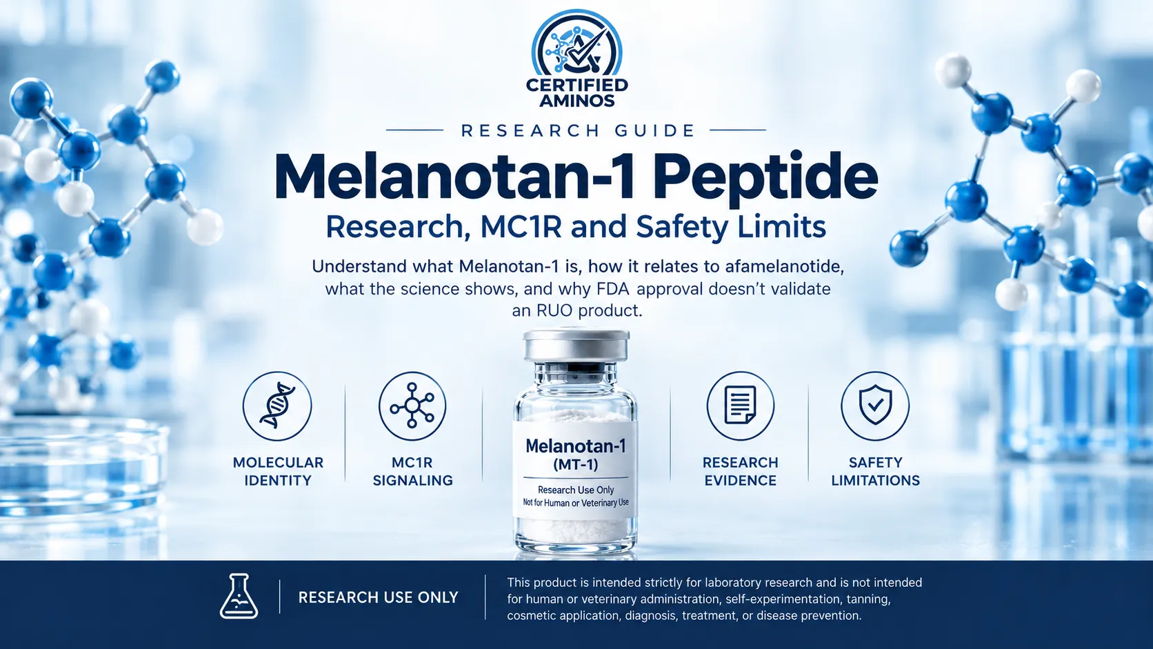 Melanotan-1 Peptide vs. Afamelanotide: What the Research Actually Shows