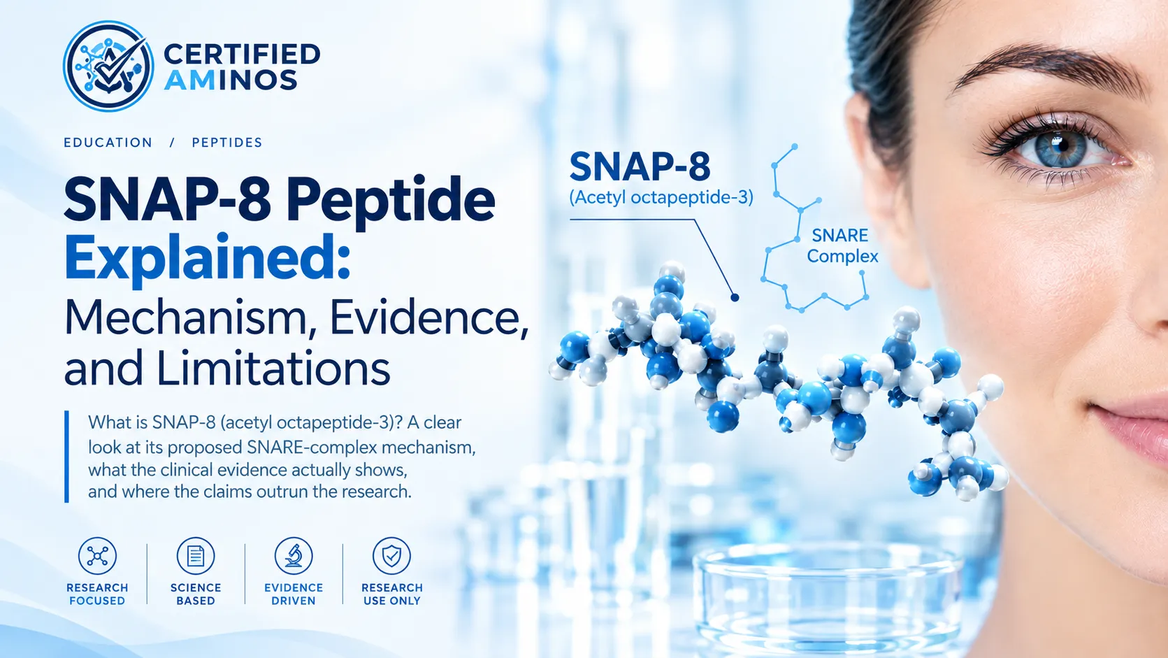 SNAP-8 Peptide Explained: Mechanism, Evidence, and Limitations