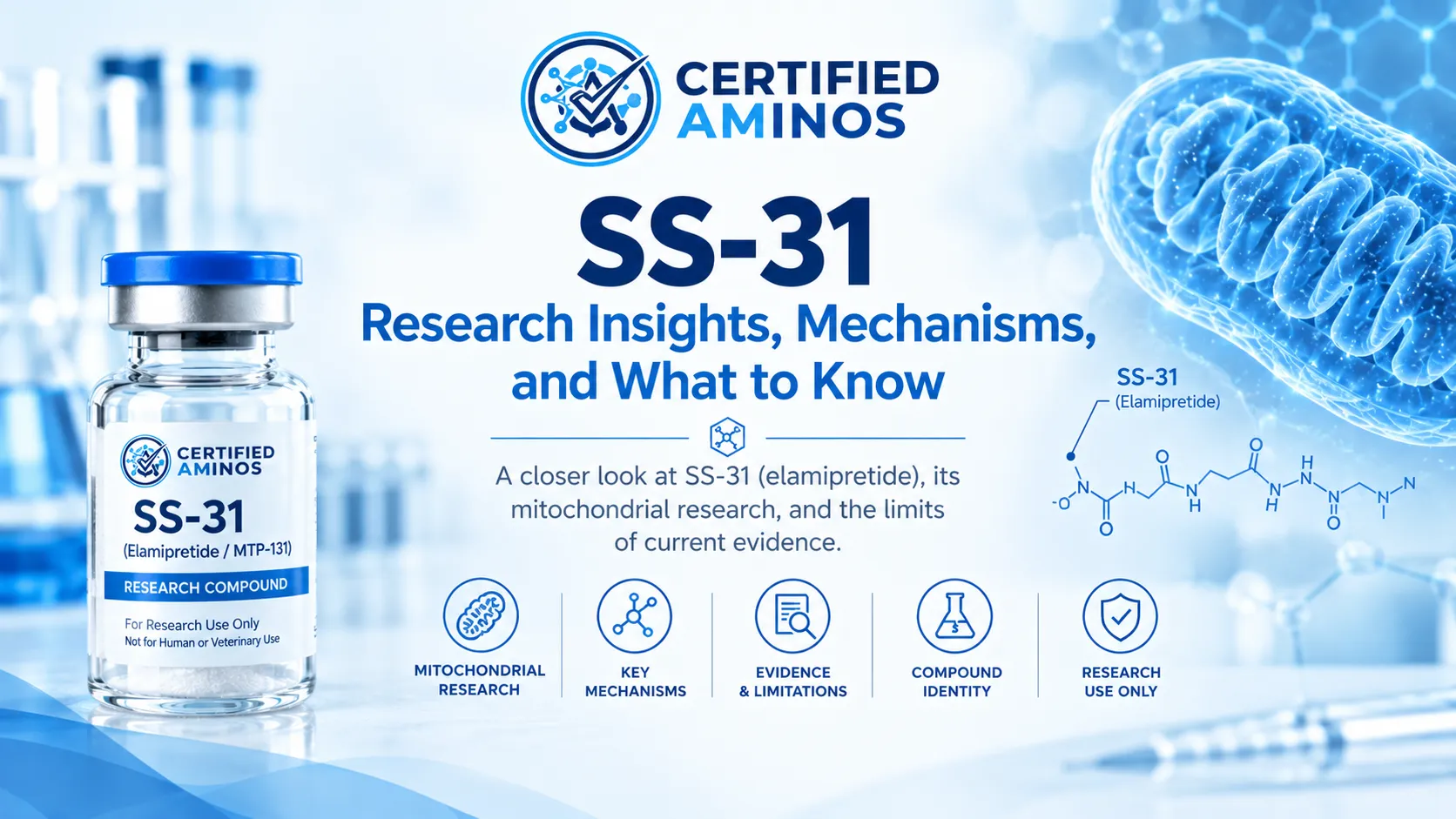 SS-31 (Elamipretide): Mechanism, Research, and the Forzinity Question